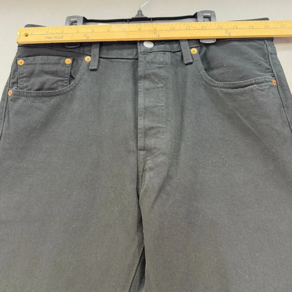 Levi's 501XX Big E Men's 33x34 Black Straight Leg Button Fly Preppy Normcore NWT